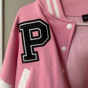 Pink Varsity Bomber Jacket - PrettyLittleThing